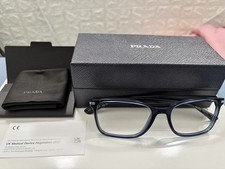 PRADA PR 14WV 08Q1O1 Blue Crystal Demo Lens 56 mm Men's Eyeglasses picture
