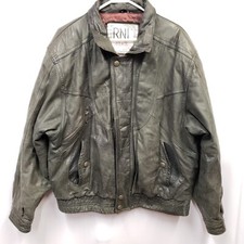 RNL International Leather Jacket Mens XL 50