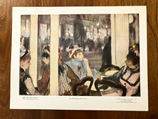 Edgar Degas Un café faubourg Montmartre Licensed Repro Print Paper Unframed picture