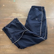 Vintage Nike Track Pants Mens Large Lined Swoosh Logo Athletic Sportswear y2k picture