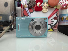 Sony Cybershot DSC-W55 7.2MP Compact Digital Camera Tested English Blue picture