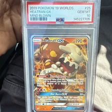 Heatran GX 25/236 2019 Pokemon '19 Worlds World Championships Holo PSA 10 EN picture