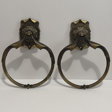 2 VTG 1970’s Amerock Carriage House Design Towel Ring MCM Retro Bathroom Decor picture