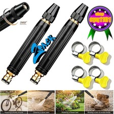 2PCS Larnto High Pressure Hose Nozzle Water Gun for Car Wash Garden Booster ~HOT picture
