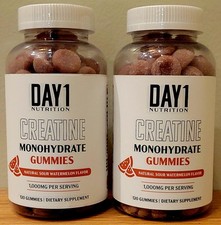 DAY1 Nutrition Creatine Monohydrate Gummies - 2 Pack - 120 ct Watermelon Flavor picture