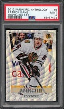 2012 Panini Rookie Anthology Patrick Kane Prizm Pulsar #9 PSA 9 picture