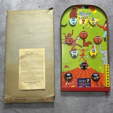 Vintage Northwestern Poosh-M-Up Lucky Seven Pinball Bagatelle Game NOS Box picture