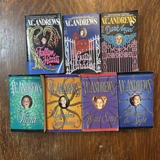 Vintage VC Andrews Paperback Lot of 7 Books Casteel & Logan Series Keyhole picture