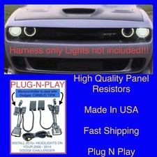2008 - 2014 Dodge Challenger Headlight Conversion Harness Adapter to 2015 - 2023 picture