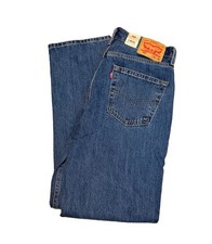 NEW Levi’s 550 Relaxed Fit Men’s Cotton Jeans Blue Denim Size 32x32 Straight Leg picture