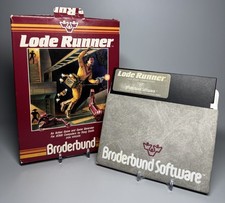 VTG 1983 Lode Runner Atari Computer Broderbund Software Big Box Disk Game - RARE picture