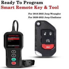 For 2018 2019 2020 2021 2022 2023 2024 Jeep Wrangler Gladiator Remote Key Fob picture