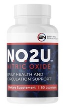 NO2U Bryan NITRICEUTICALS Natural Nitric Oxide Supplements Women, Men 60Lozenges picture