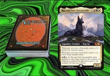 RIN AND SERI - COMMANDER DECK Magic the Gathering MTG 100 cards, EDH - CATS DOGS picture
