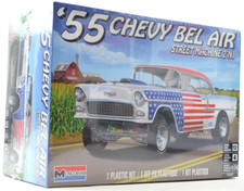 Revell Monogram 1955 Chevy Bel Air Street Machine 2-In-1 1/24 Model Kit 14519 picture