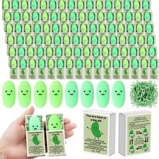 Wettarn 12 Sets Appreciation Pickle Gifts Cute Stress Balls with Support Gift... picture