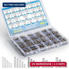 380PCS Stainless Steel Compression Springs Assortment Kit - Small & Tiny Springs picture