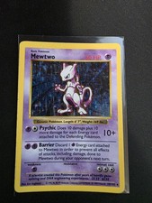 1999 Pokemon Base Set Mewtwo 10/102 Holo Shadowless HP WOTC picture