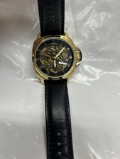 Rocawear RM7641 Automatic Watch Skeleton Rare Unique Men's picture
