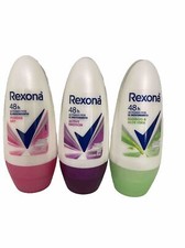 3 PACK REXONA DESODORANTE ANTITRANSPIRANTE  ROLL ON 48HRS  50ML picture