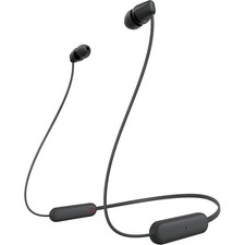 Sony WI-C100 Wireless Bluetooth Wirelessd HeadPhone - Black Openbox New picture