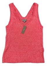 Adorable NWT J Crew Merino/Linen Blend Crop Sweater Tank W’s M Rainbow Sorbet picture