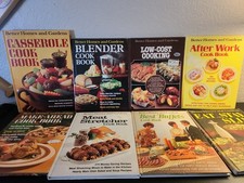 Vintage Better Homes & Gardens Hardcover Cookbooks Lot Of 8 picture