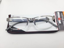 Foster Grant Ironman  Reading Glasses IM1001 Gray/Blu - NEW picture