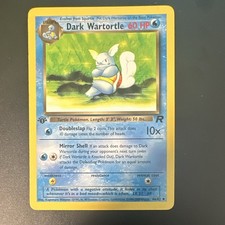 Dark Wartortle 46/82 Team Rocket First Edition picture