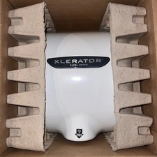 Excel Dryer Xlerator XL-BW Automatic Hand Dryer, White  Fiberglass, 110-120V .8N picture
