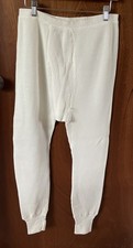 Vintage SEARS ROEBUCKS & Co. 50’s 60’s Waffle Thermal Pants XL 42-44 100% Cotton picture