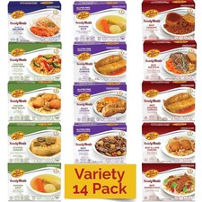 Poultry Meat Kosher Ready Meals Chicken Beef Salmon 14 Pack Variety Fully Cooked picture