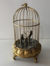 Vintage Eschle German Singing Bird Cage Automaton Mechanical Music Box-  picture