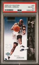 2002-03 Michael Jordan Upper Deck Ovation #87 Wizards Graded PSA 8.5 NM MINT picture