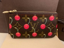 **RARE** NWT Louis Vuitton Cherry Monogram Pochette Cles Coin Purse M95042 picture