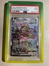 Pokemon 2021 Evolving Skies Rayquaza VMAX 218/203 Alt Art Secret PSA 9 picture