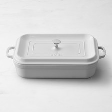 Staub Stoneware Rectangular Covered Baker, 4.8-Qt, Made in China. picture