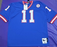Authentic 1986 Phil Simms #11 New York Giants Mitchell & Ness “SPIDER” Jersey 56 picture