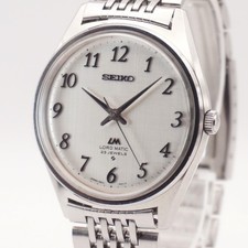 Overhauled Vintage Seiko Lord Matic 5601-9000 Automatic 23J Arabic Dial Watch picture