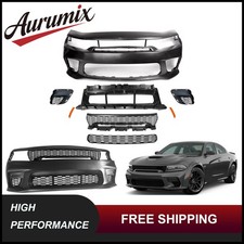Fits 2015-2023 Dodge Charger NO-Wide Body Front Bumper Full Kit with Side Mark picture