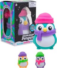 Polar Glow Penguin Sensory Fidget Stress Squeeze Toy picture