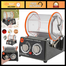 Electric Jewelry Polisher Tumbler 3KG - Rotary Finisher Machine, 5 Speeds, Timer picture