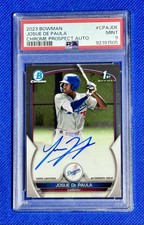 JOSUE DE PAULA 2023 Bowman Chrome Prospects Autograph RC #CPA-LDE PSA 9 Dodgers picture