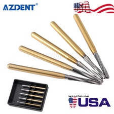 5PCS Dental Endodontic ENDO-Z Tungsten Carbide Burs FG Round Bur High Speed 21mm picture