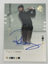 2002 UD SP AUTHENTIC PAUL CASEY #99 AUTHENTIC SIGNATURE /2999 ON-CARD AUTO picture