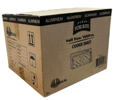 Wholesale Disposable 1/2 Size Cookie Sheet Cake Aluminum Foil Pan 100 PCS case picture