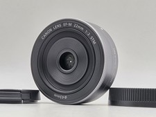 [ TOP MINT ] Canon EF-M 22mm F2 STM Lens Silver for EOS EF-M Mount From Japan picture