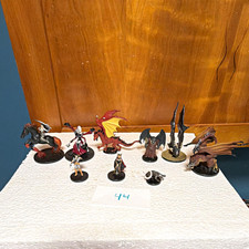 WizKids Dungeons & Dragons Miniatures Lot of 8 Dragons & Characters 2004 Lot44 picture