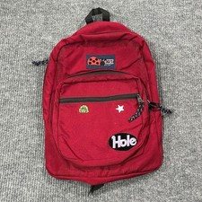 Vintage Jansport Backpack Hole Band Nirvana Lyrics Grunge Punk Patches 90s USA picture