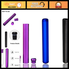 Portable Air Tight Metal Tube Container - Lightweight, Travel-Friendly, 3 Pack picture